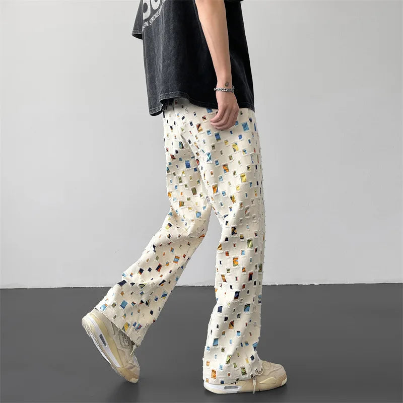 MOSAIC - STRAIGHT FIT PANTS